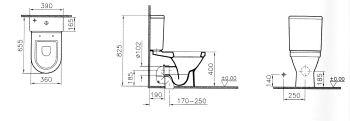 Унитаз Vitra S50  9739B003-1165